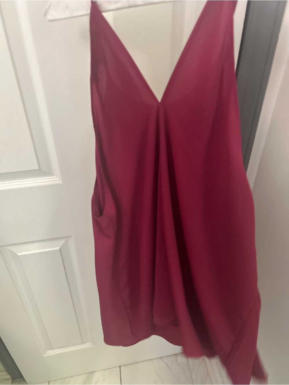 NWOT LOFT Plum-Colored Satin Cami - Picture 7 of 13